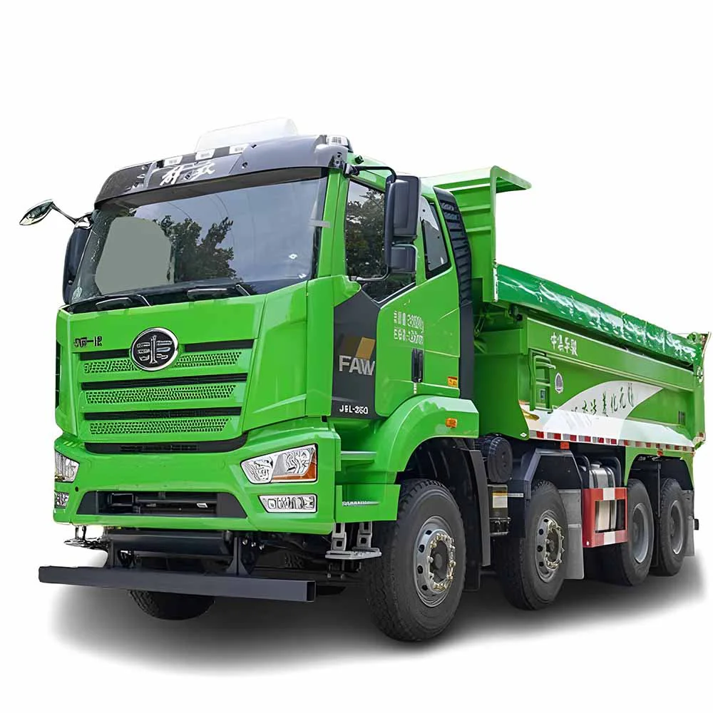 China Brand FAW Tipper Truck 8*4 12Wheeler 12R22.5Tires U-Shape Diese Dump Truck For Sale