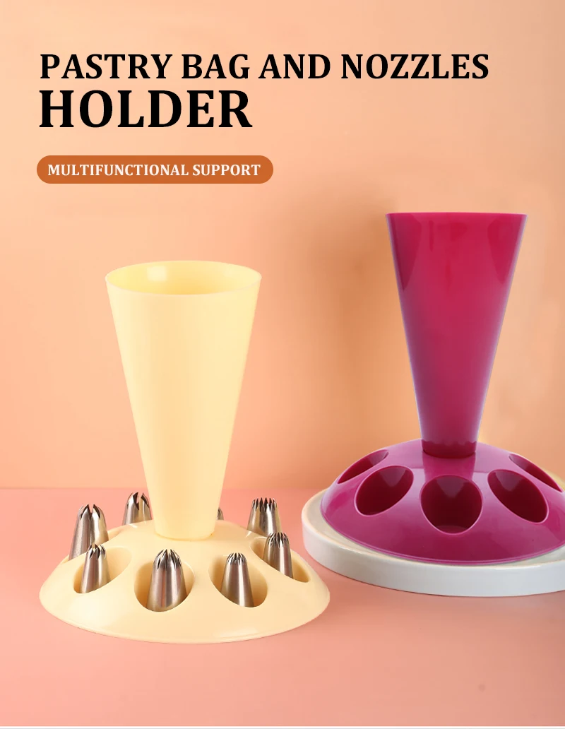 Cake Decoration Tool Pastry Bag And Nozzles Holder Cake Decorating Cream Stand Icing Tools Buy