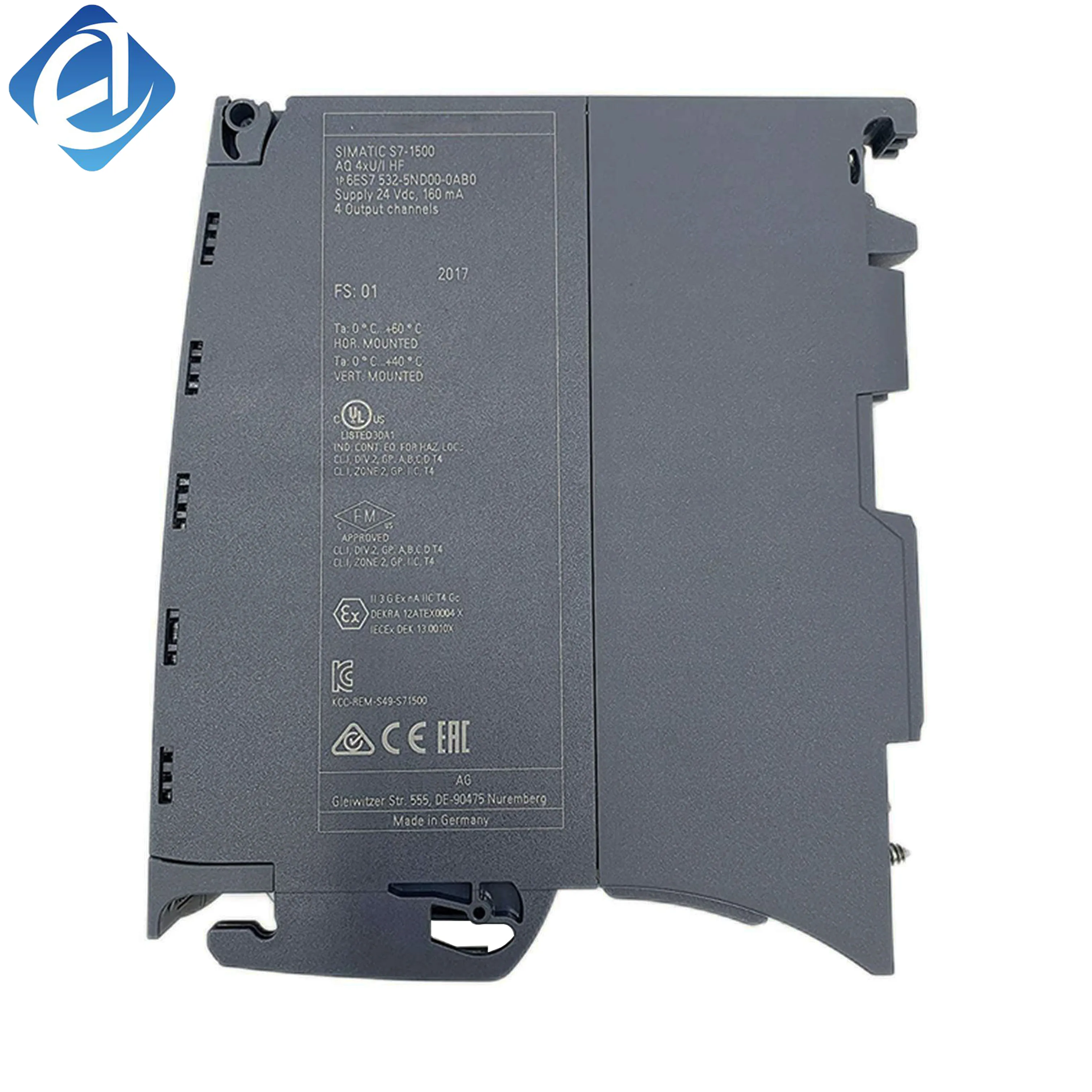 New Original 6ES7532-5ND00-0AB0 6es75325nd000ab0 S7-1500 Analog Output Module Stock in Warehouse
