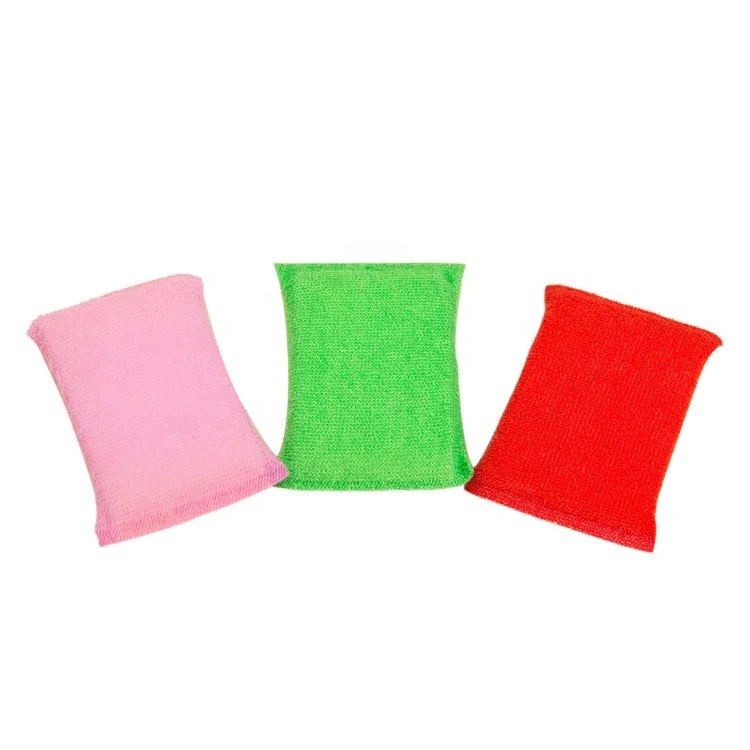 Earth Brand Custom Print Packing Kitchen Cleaning Dishwashing Colorful Microfiber Sponge