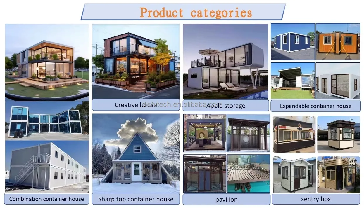 High Quality Fast Built 20ft 40ft Prefabricated Foldable Container Home ...