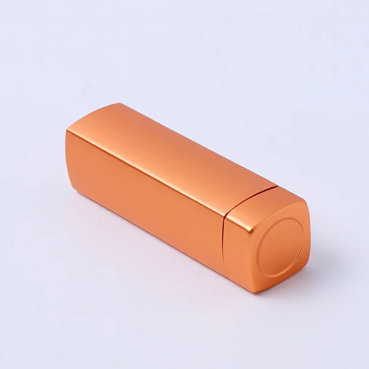 High-end fashion frosted lipstick tube square lipstick tube metal lip glaze 3.5g