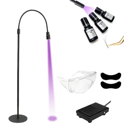 Lash Beauty Salon UV Lamp For Lash Extensions with Safety Certifications and Enhance Lash Longevity For Professional Use