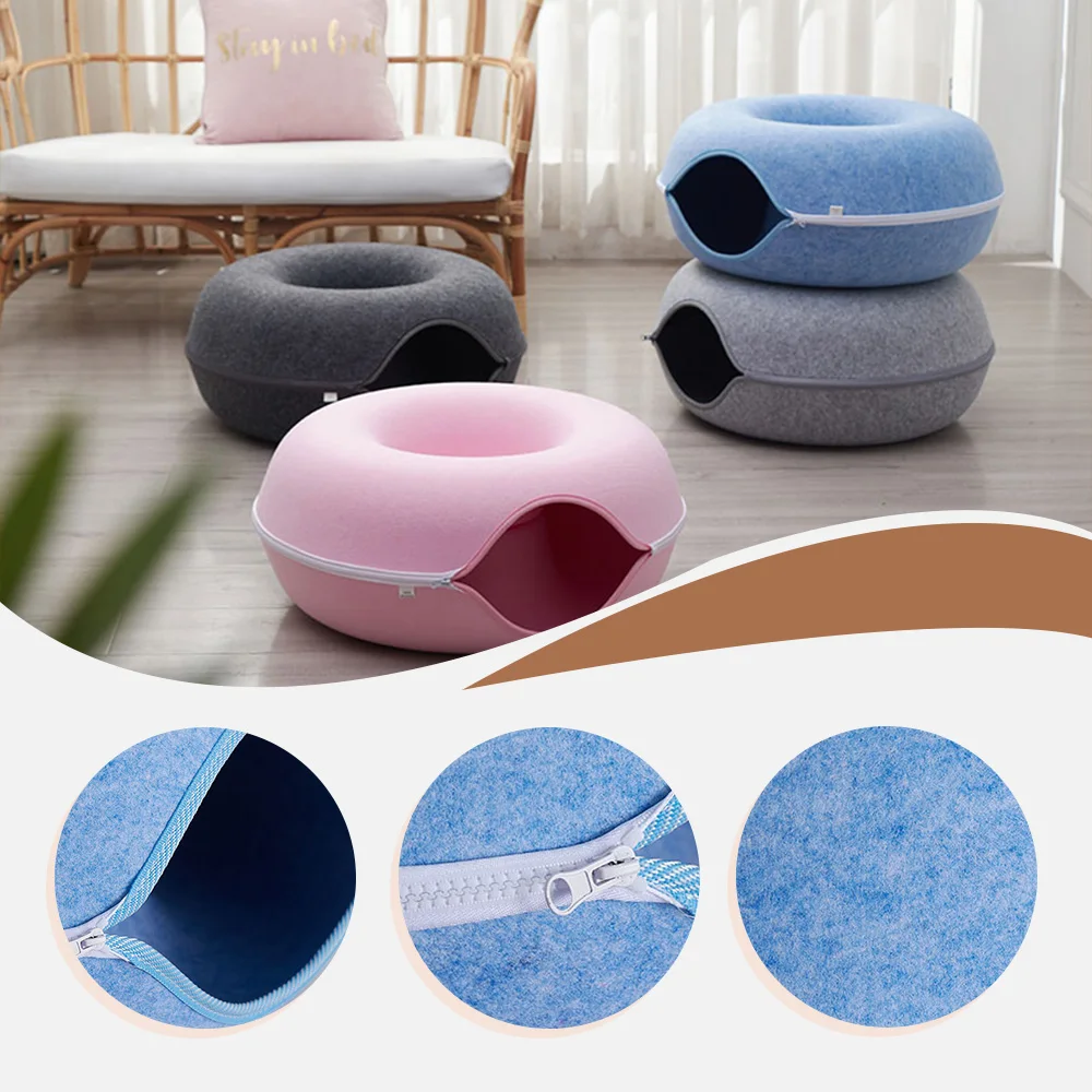 Wholesale Winter Solid Fashion Banana Shaped Warm Soft Punny Dog Bed f - product detail 2