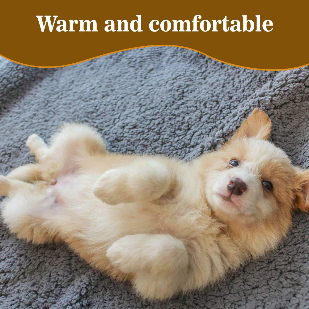 Wholesale Large Durable Dog Blankets Soft Warm Pet Fleece Throw for Sm - product detail 7