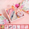 Silk scarf+flower tea gift box