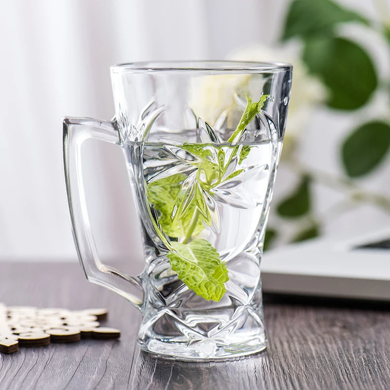 Simple Cups with Different Creative Patterns Simple Cups with Handles Coffee Cups Commonly Used in Family Restaurants