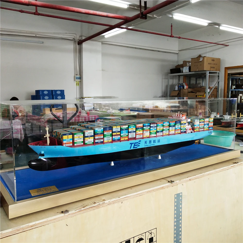 127cm logistics shipping congtainer ship model container ship Custom ship model Feadship O.A.S shipmodel