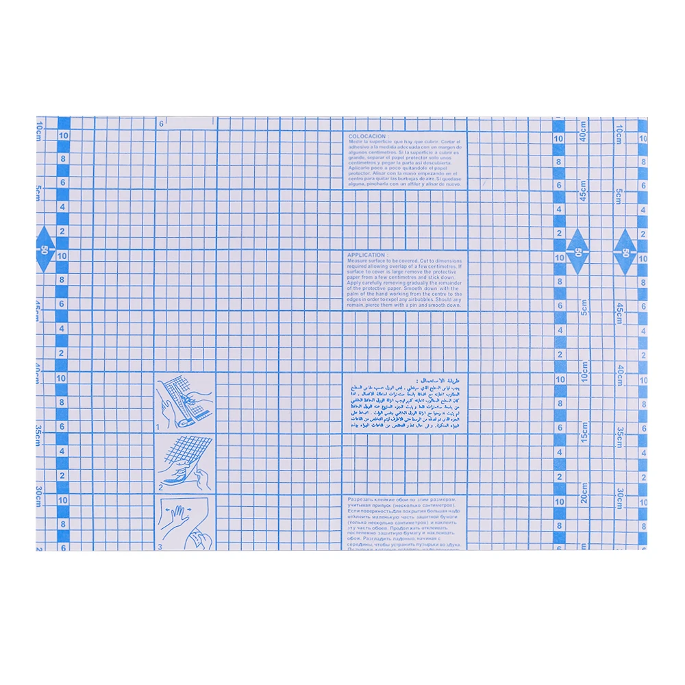 10 Sheets 50x36 Premium Transparent Embossed Pattern Pvc Cpp Film