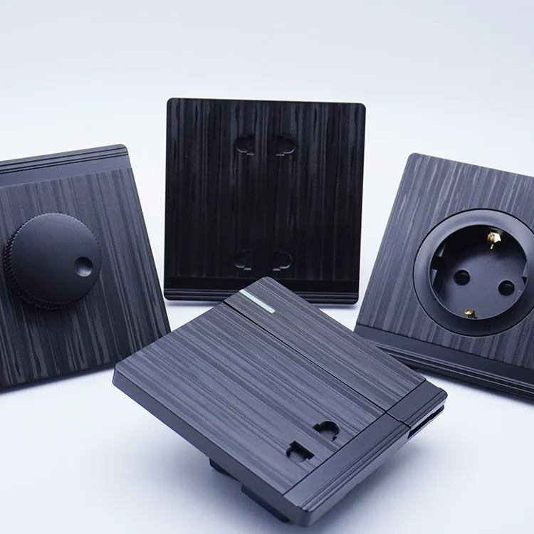 K7 Series New Design Wall Light Switches Electrical 2Gang 2 Way Supplies UK Standard Wall Switch