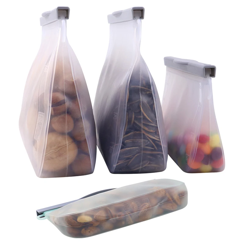 Многоразовый силиконовый контейнер для пищевых продуктов