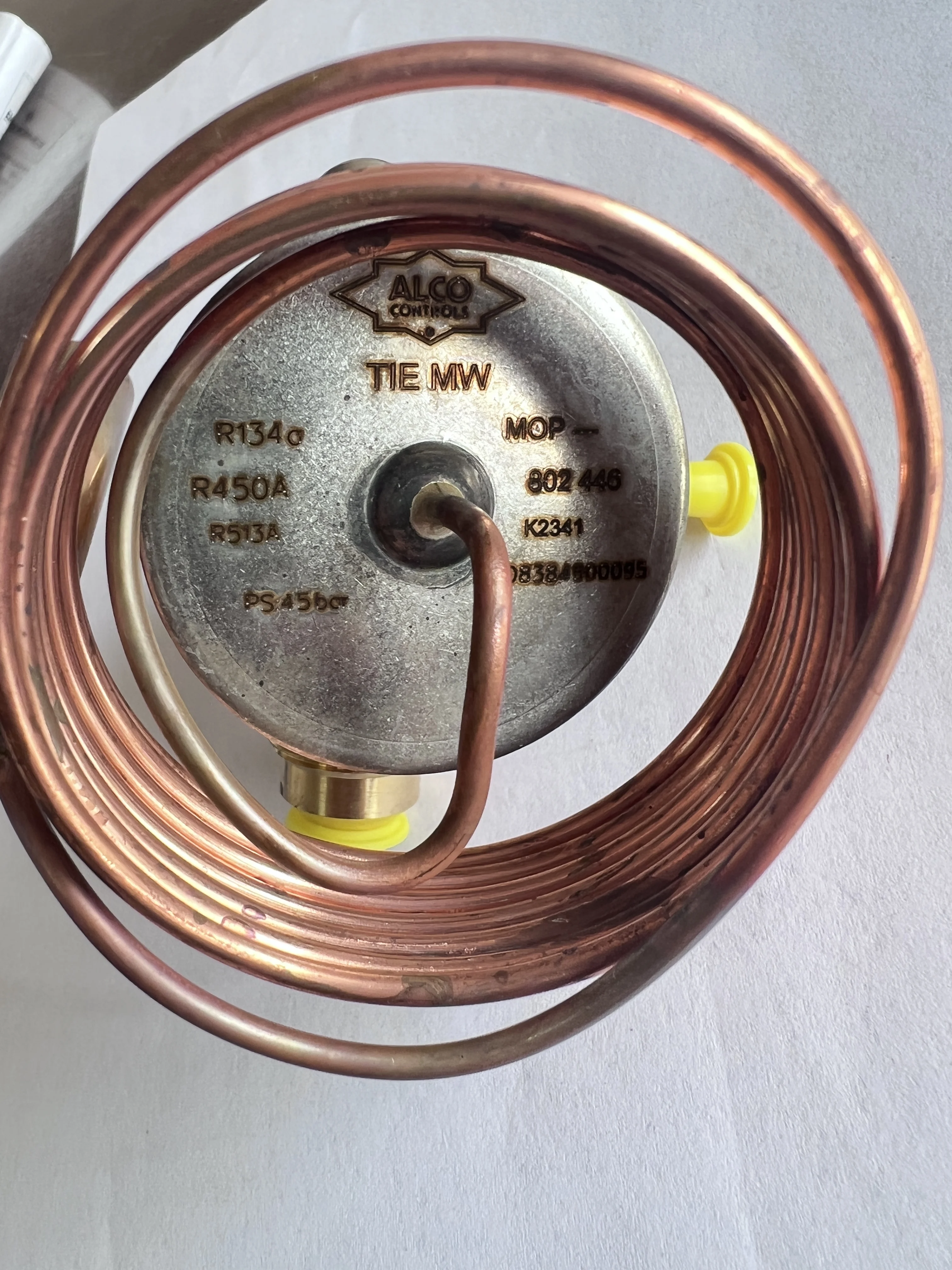 Alco Controls TIシリーズ 感温膨張弁 TIE-MW PCN 802446 R134a 3/8