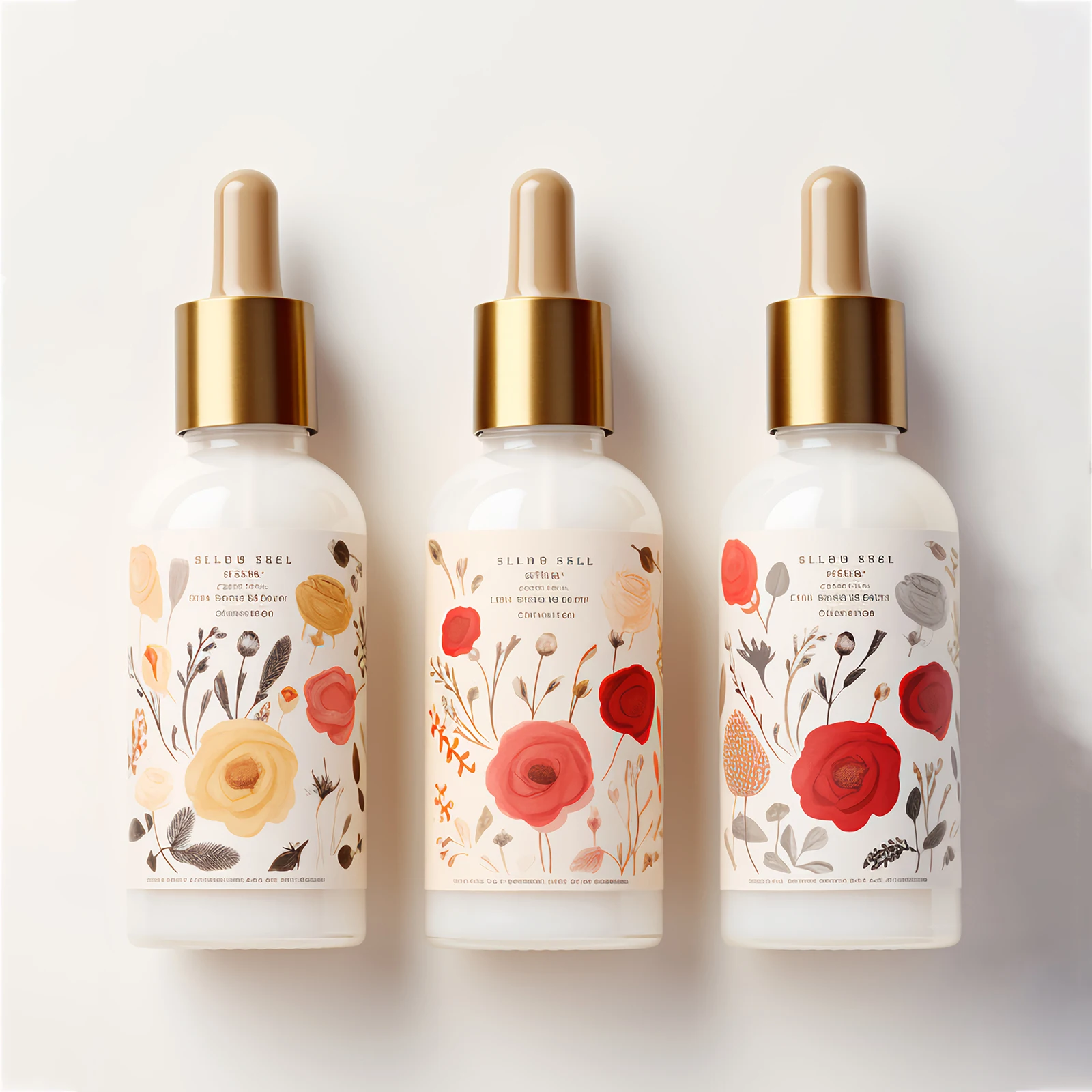 Waterproof Custom Brand Logo Lotion Cream Jar Sticker Essential Oil ...