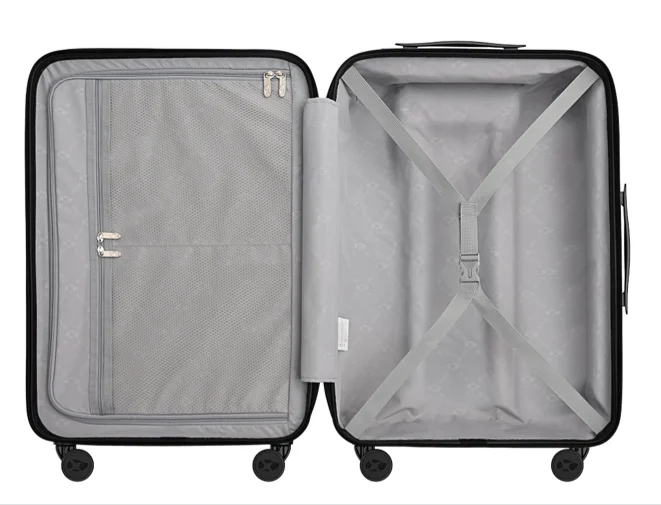 Lucchetto TSA Con Codice Per Bagagli – Serratura A Combinazione 3 Cifre Per Valigie, Borsa, Zaino, Armadietto – Leggero E Riutilizzabile (Nero, 9,5x2,5cm) - 4
