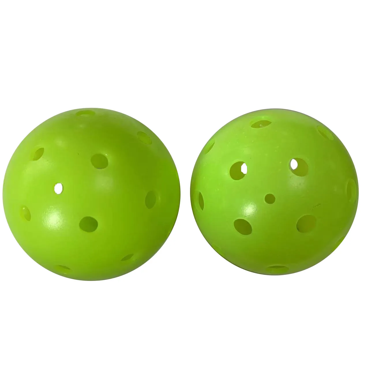 Green Pickleball Balls 40 Holes Outdoor Pickleballs With Large And