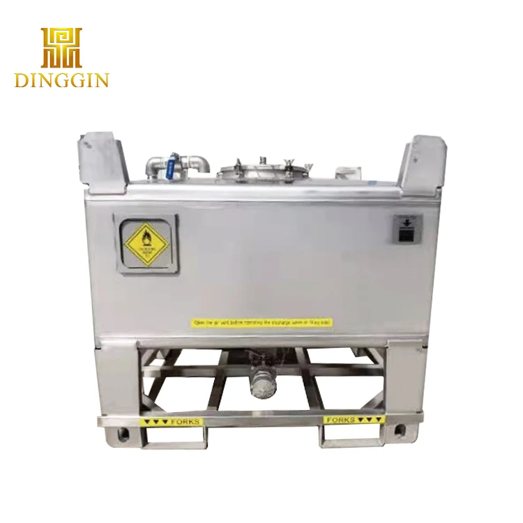 Factory Direct 1000L SS304 IBC Tank High Quality Customized Stainless Steel for Liquid Storage Good for Food & Chemicals