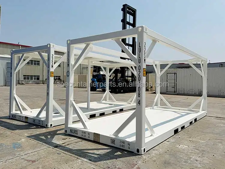 Custom Made CSC Certified 20ft Shipping Container Frame Skid - Durable ...
