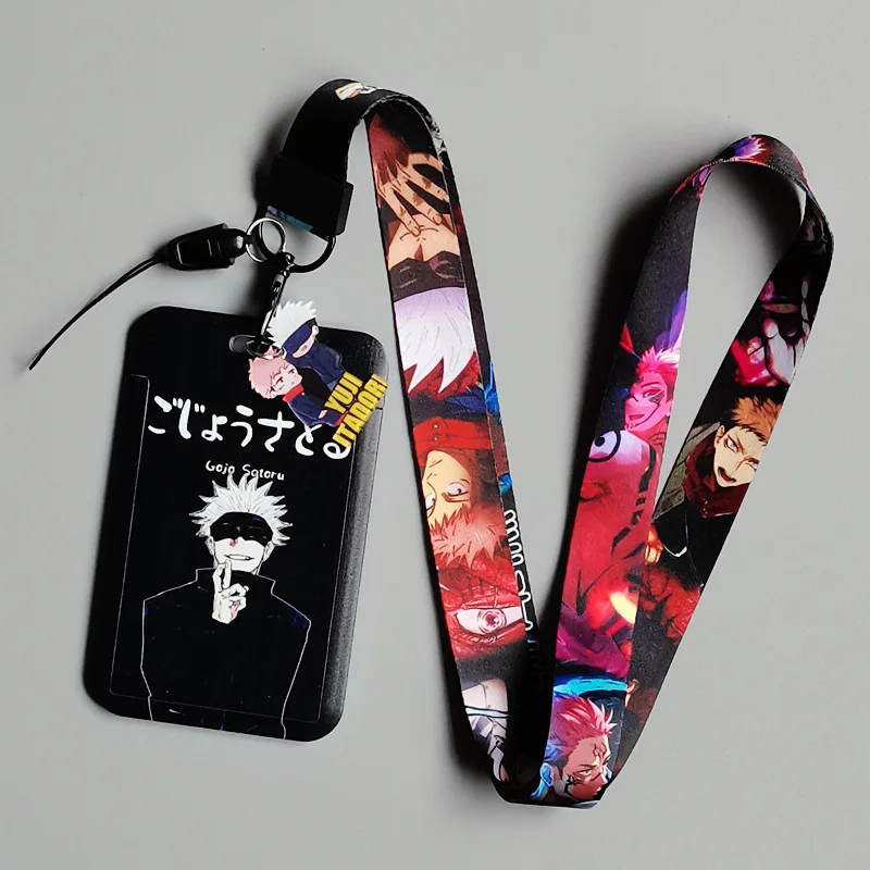 cool anime jujutsu kaisen cartoon lanyard