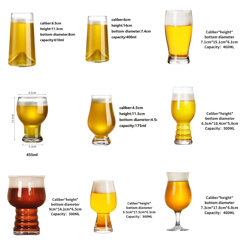 Wholesale Custom Logo Hand Blown Beer Mug World Football Wine Glass Cup ...