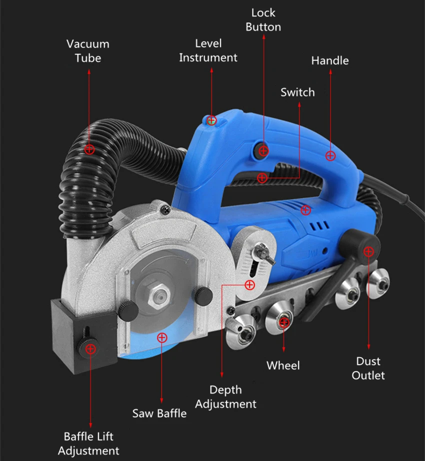 Electric Tile Ceramic Gap Grout Cleaning Machine 220v Seam Cleaner