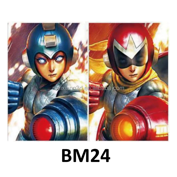 Custom Design Free Sample 50lpi 3d Lenticular Lens Sheet Flip Picture Movie Star Anime Poster Printing