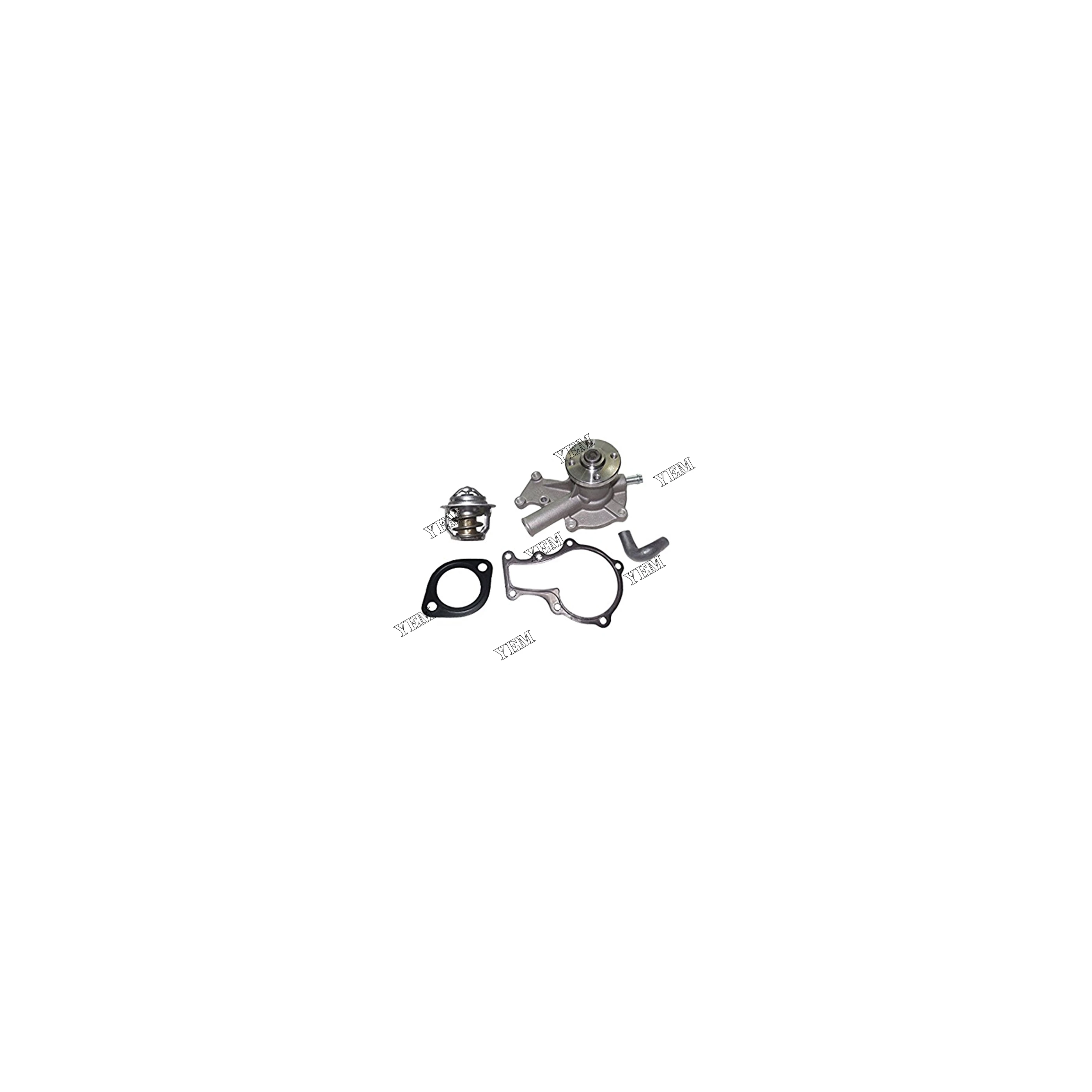 New Water Pump With Return Hose & Thermostat Fits for Kubota TG1860 T1600H Engine Spare Parts