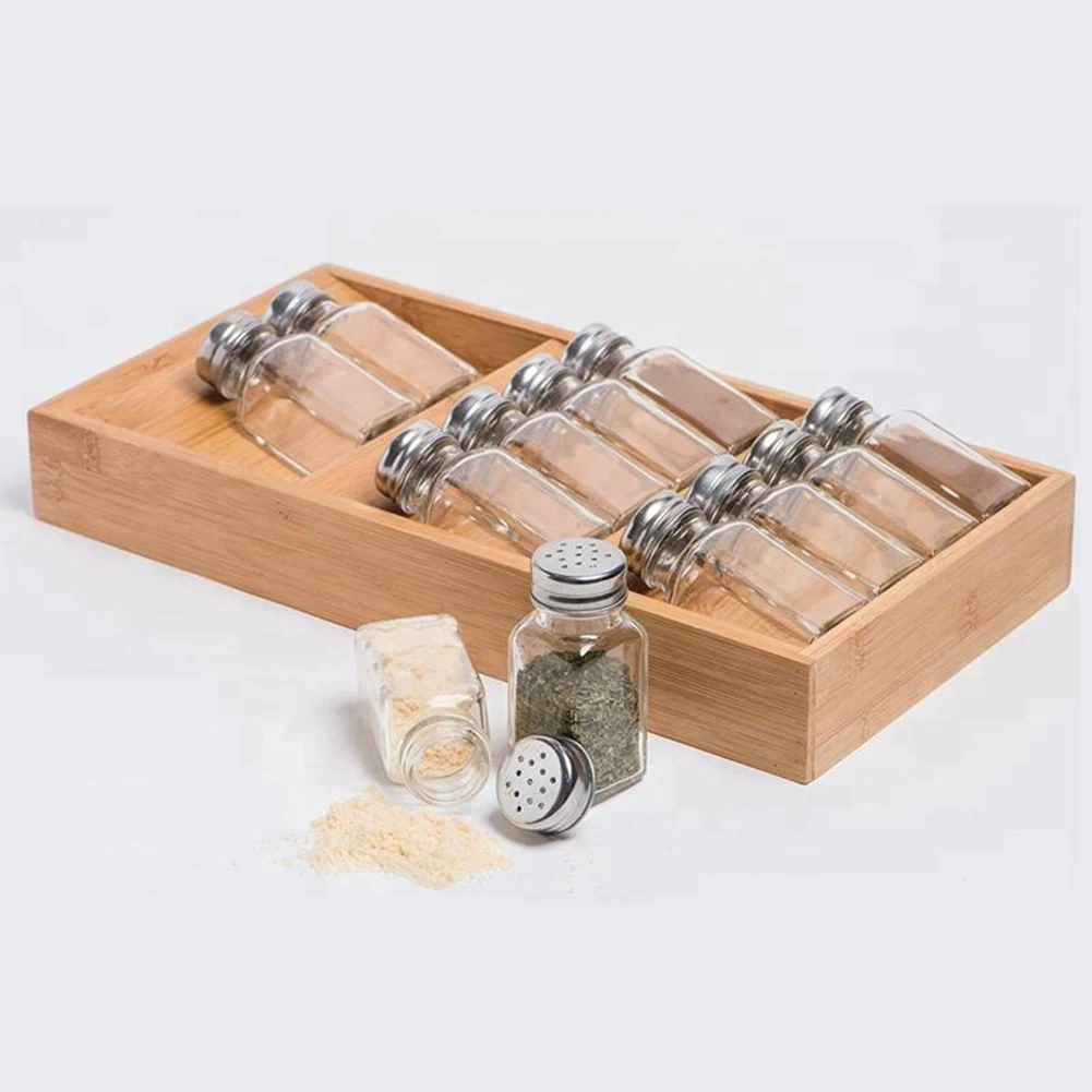 Bamboo 18 Jar Spice Rack OZON