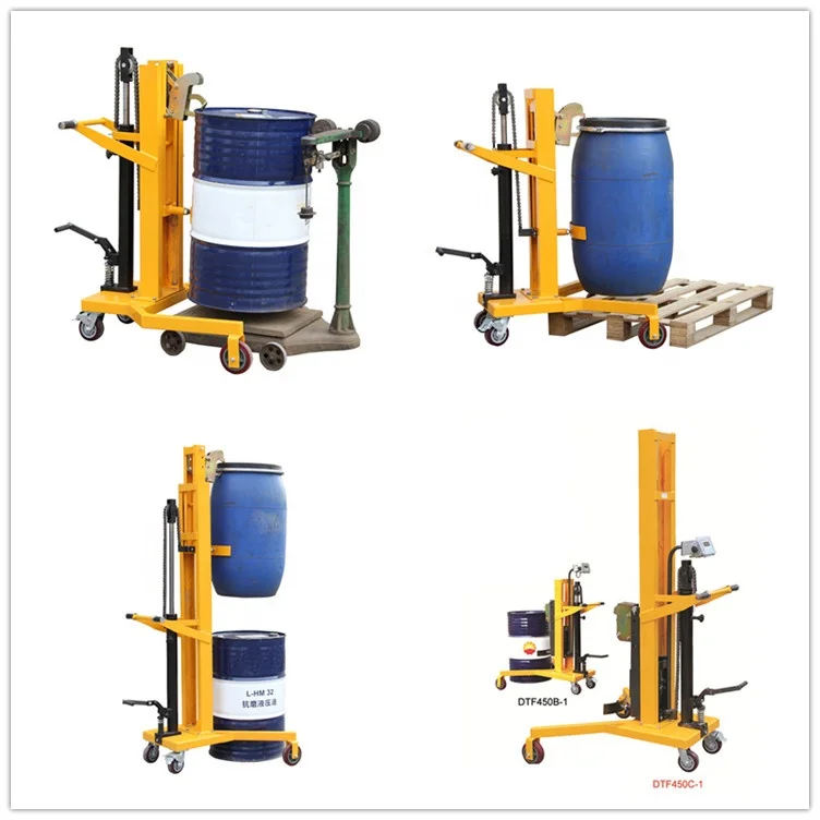 DA400A DA400B Factory Electric Drum Lifter Electric Oil Drum Forklift Porter Lifter 400KG
