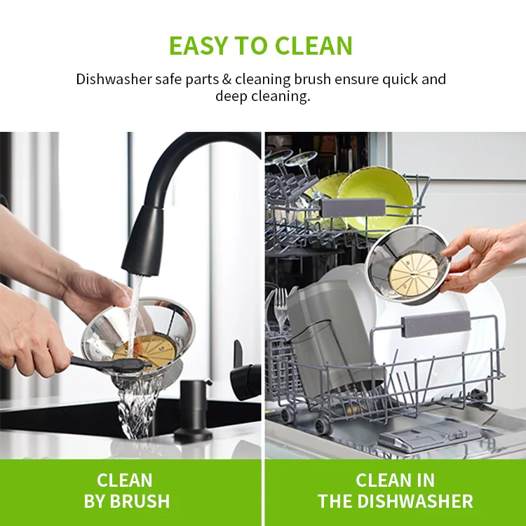 New Style Compact Centrifugal Juicer Extractor with 2 Speed Setting Stainless Steel BPA Free Juice Maker