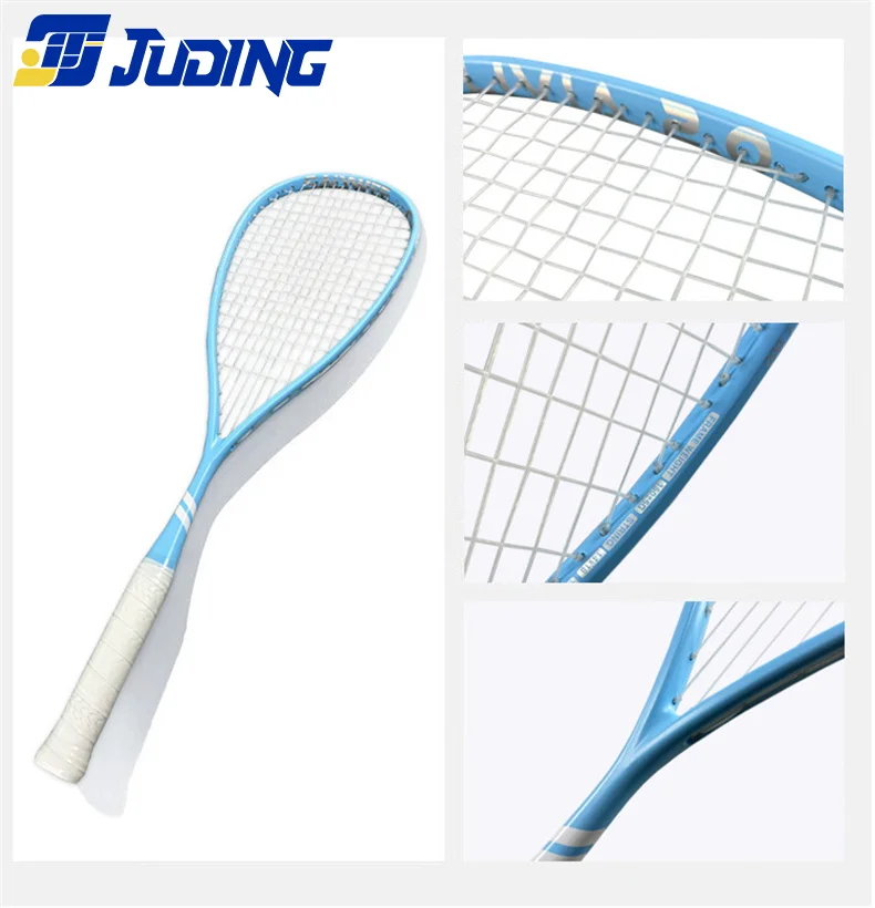 Professional Outdoor Sports Squash Racket Ultra-Light Carbon Fiber With Integrated Racquet factory