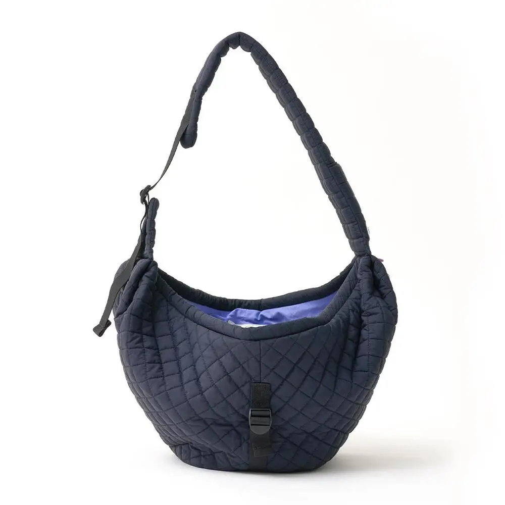 Customizable Portable Pet Travel Bags Soft Quilted Sling Crossbody Design Dog Cat Dumpling Bag Puffy Travel Carrier