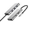 (USB3.0 *3+PD +SD/TF+HD 4K+VGA +เสียง+ RJ45 1000Mbps) สีเทา