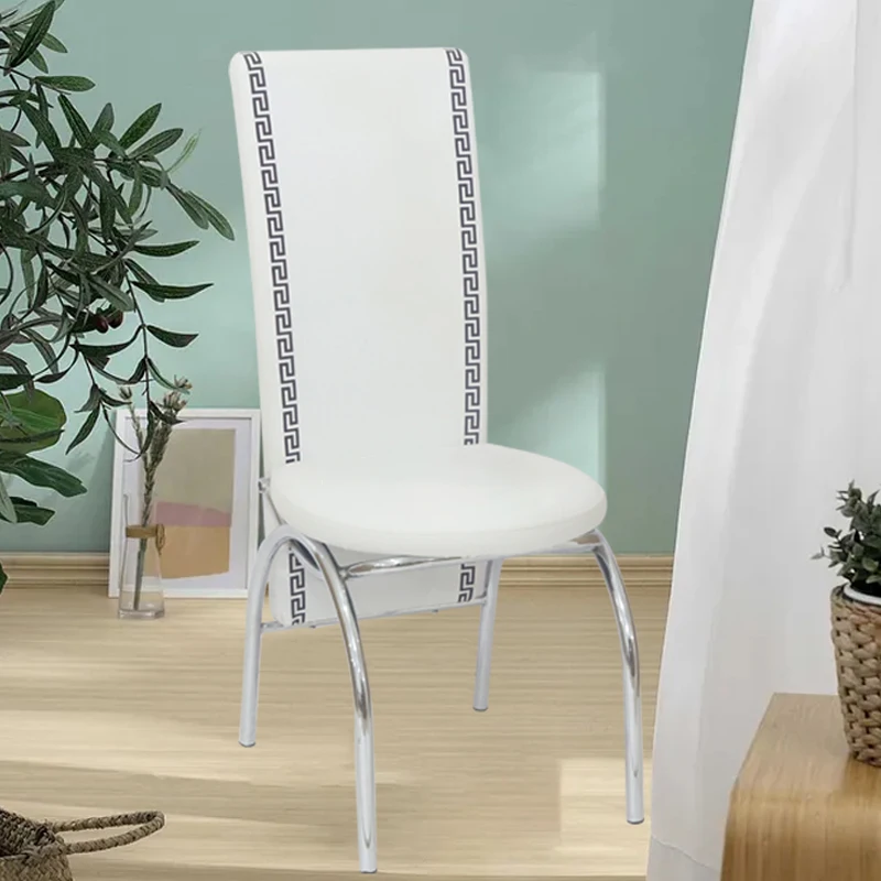 Modern Glass Metal Table With 4 Chairs Dining Table Set In Kitchen And Restaurant Furniture