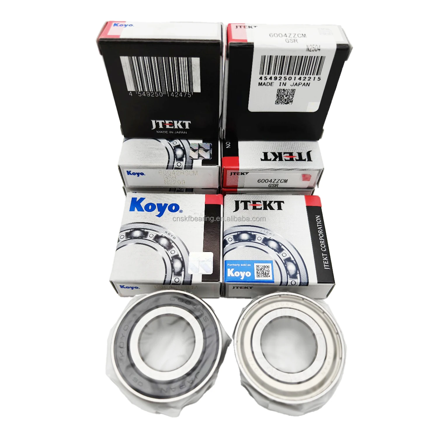 Original KoYo 6004 ZZ Japan Deep groove Ball Bearing Iron Cover