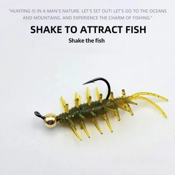Furfish Lure Soft Artificial Bait Wild Fishing Drop-Shot Lead Head Hook Floating Bass Catfish Sea Fishing Biomimetic Wholesale – Soft Lure – view 4