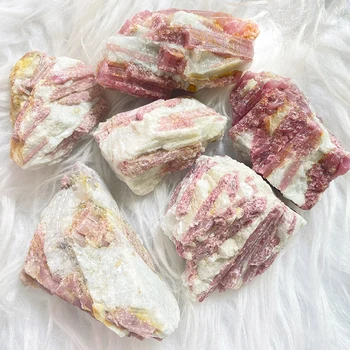 Raw Crystal Natural High Quality Healing Crystal Bulk Mineral Specimen Pink Tourmaline Raw