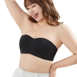 Factory Best Seller SellerBreathable Seamless Strapless Push-up Women Bra Push up Woven Polyamide No-ShowWire-Free Lady Bra