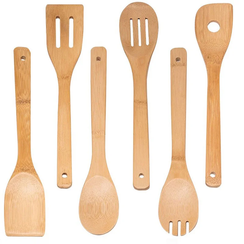 Wholesale Bamboo Utensil Kitchen Cooking Utensils Tools Set Buy