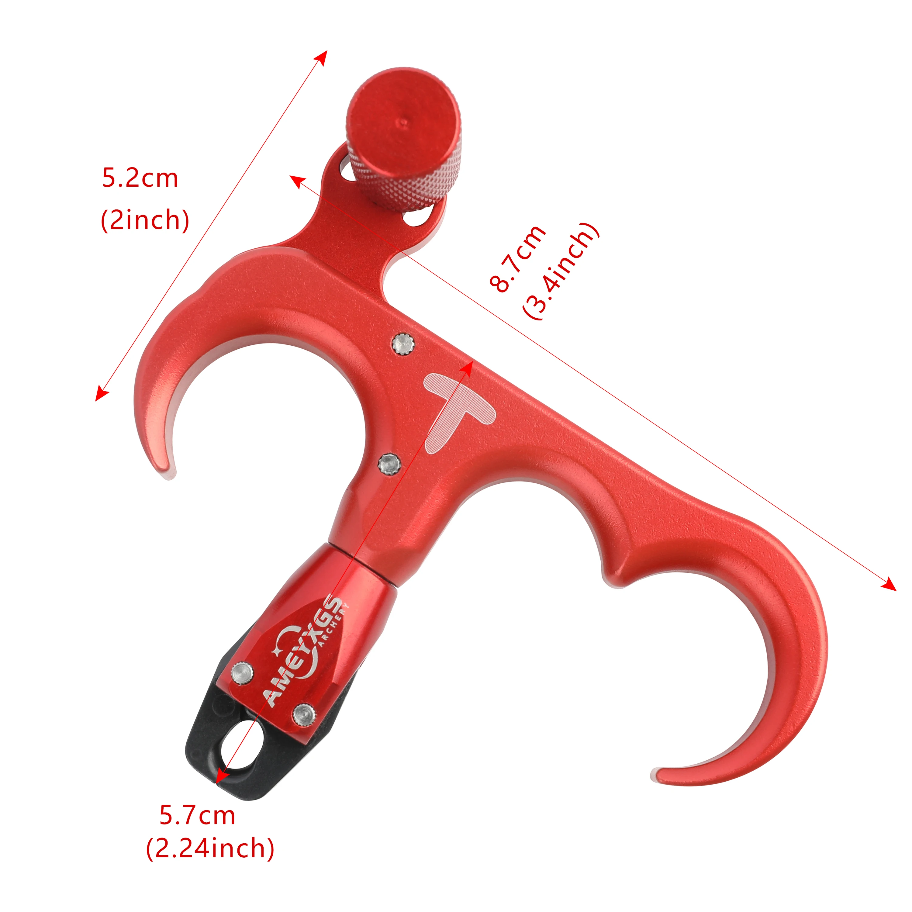Archery 3 Finger Bow Release Trigger - Durable & Versatile