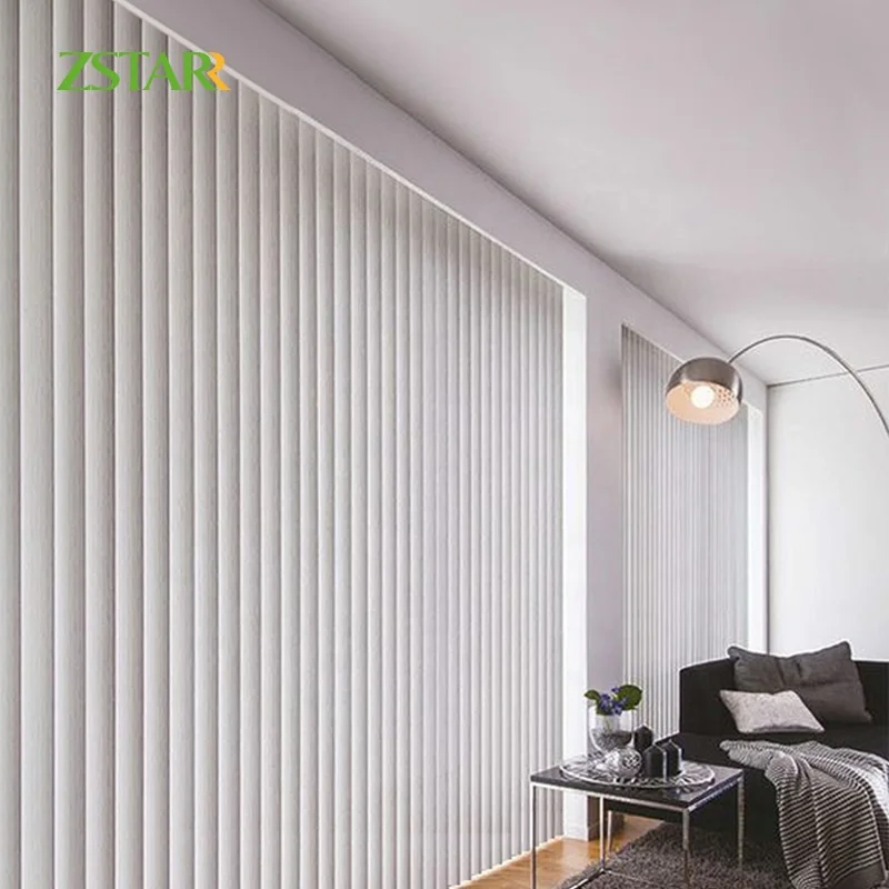 TOYANDONA 20 Stück Vertikaljalousien Ersatzlamellen - Weiß PP 9,7cm Jalousieclips