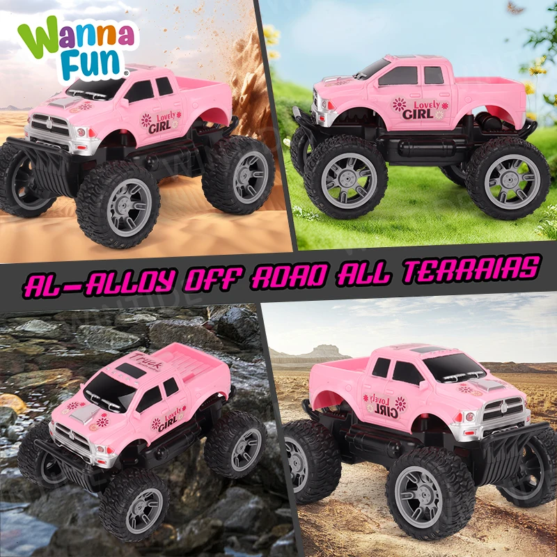 27MHZ 1: 20 4CH Remote Control Toy Off-Road Vehicle RC Toys High Speed SUV Super Car Fast Racing Truck with Headlights Girl Boy