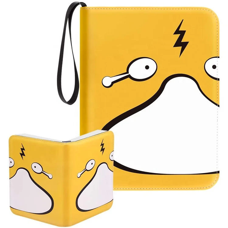 Папка для торговых карт, совместимая с картами Poke mon, с 50 высококачественными 4 карманами