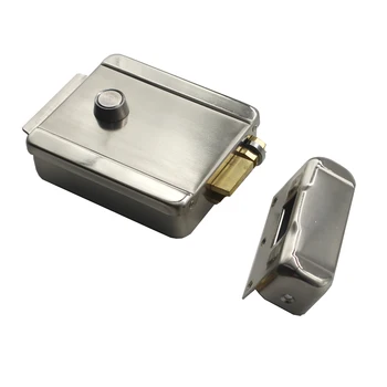 Fail safe electronic locks access control door electric rim lock