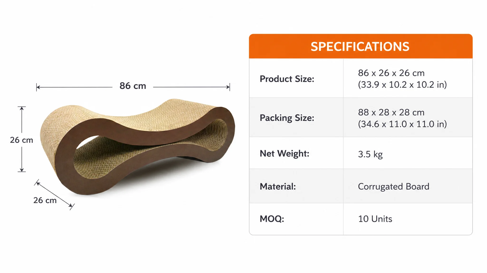 Cat Scratcher No Shedding Thick Corrugated — Product details 7