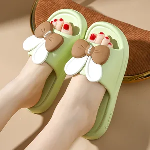 New Arrival Women's Summer for Slippers Light Luxury Soft Bottom Dung Anti-Odor Non-Slip Wear-Resistant Fluffy Stylish