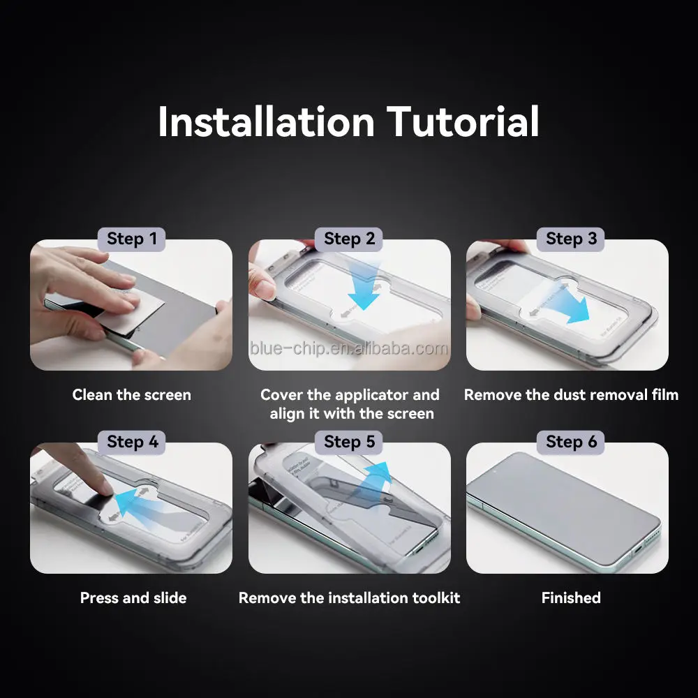 2 Pack HD Clear Easy Install Dustfree Protective Film 9H Bubble Free Screen Protector with Easy Installation Kits for Xiaomi 14