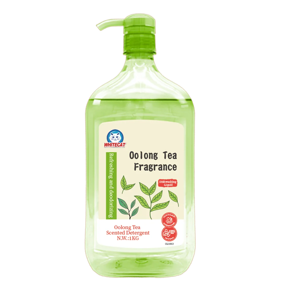 détergent de vaisselle liquide Oolong thé détergent de cuisine écologique nettoyage