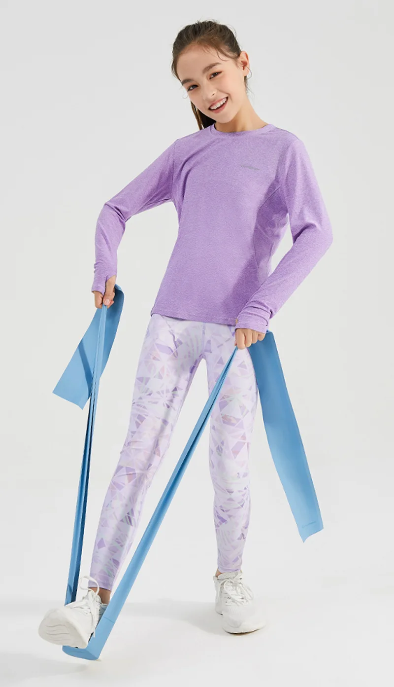 Children Athletic Wear Yoga Pants Clothes Kid Activewear Gym Bra And