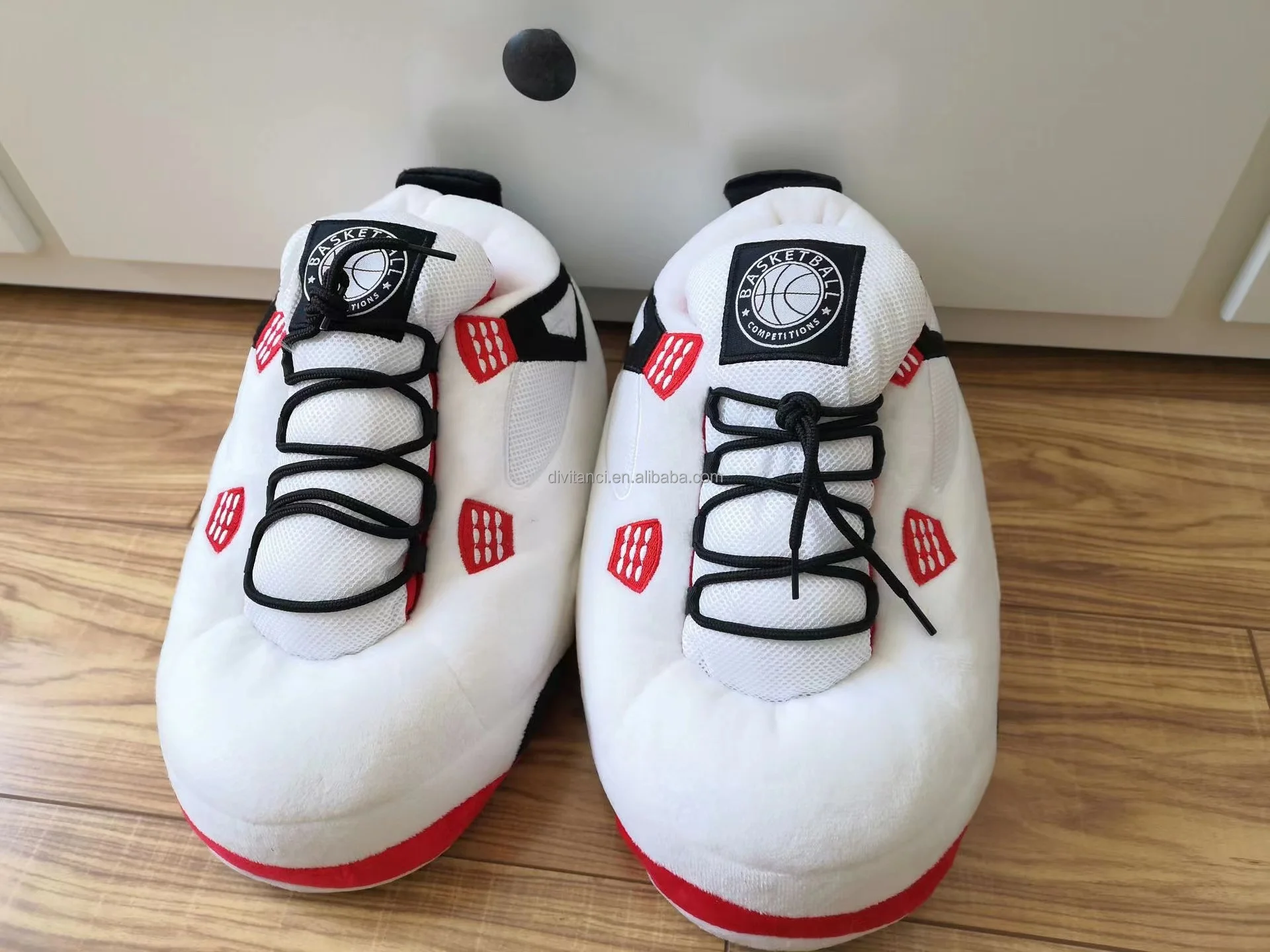 AJ 4 Blue Retro Hi Top Trainer Sneaker Slippers – Lounge Kicks