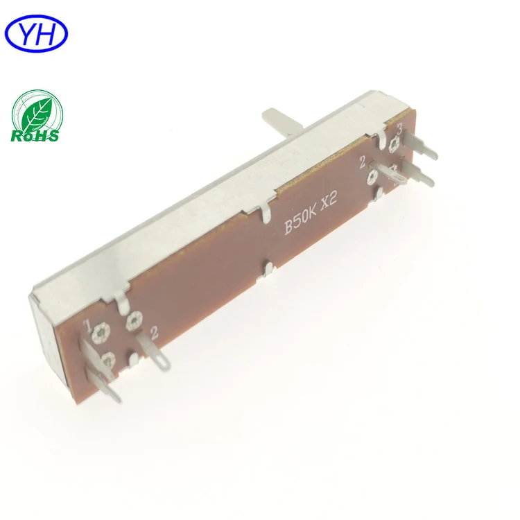 Low Price WH148 15mm 3 Pin Rotary Potentiometer B5K 10K 20K 50K 100K 500K 1M